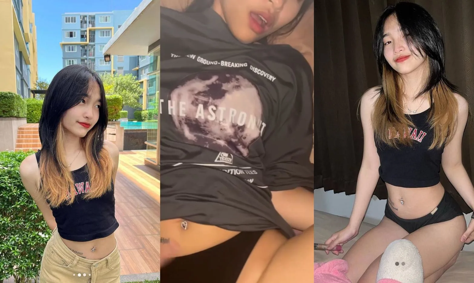 คลิปหลุดทางบ้าน สาวบ้านๆวัยใสหีฟิตๆ ทรงดีโครตน่าเย็ด แหวกเกงในเย็ดหี เห็นแล้วอย่างเงี่ยน หุ่นดีหีฟิตผัวเย็ดดีจัด ครวญครางลั่นห้อง
