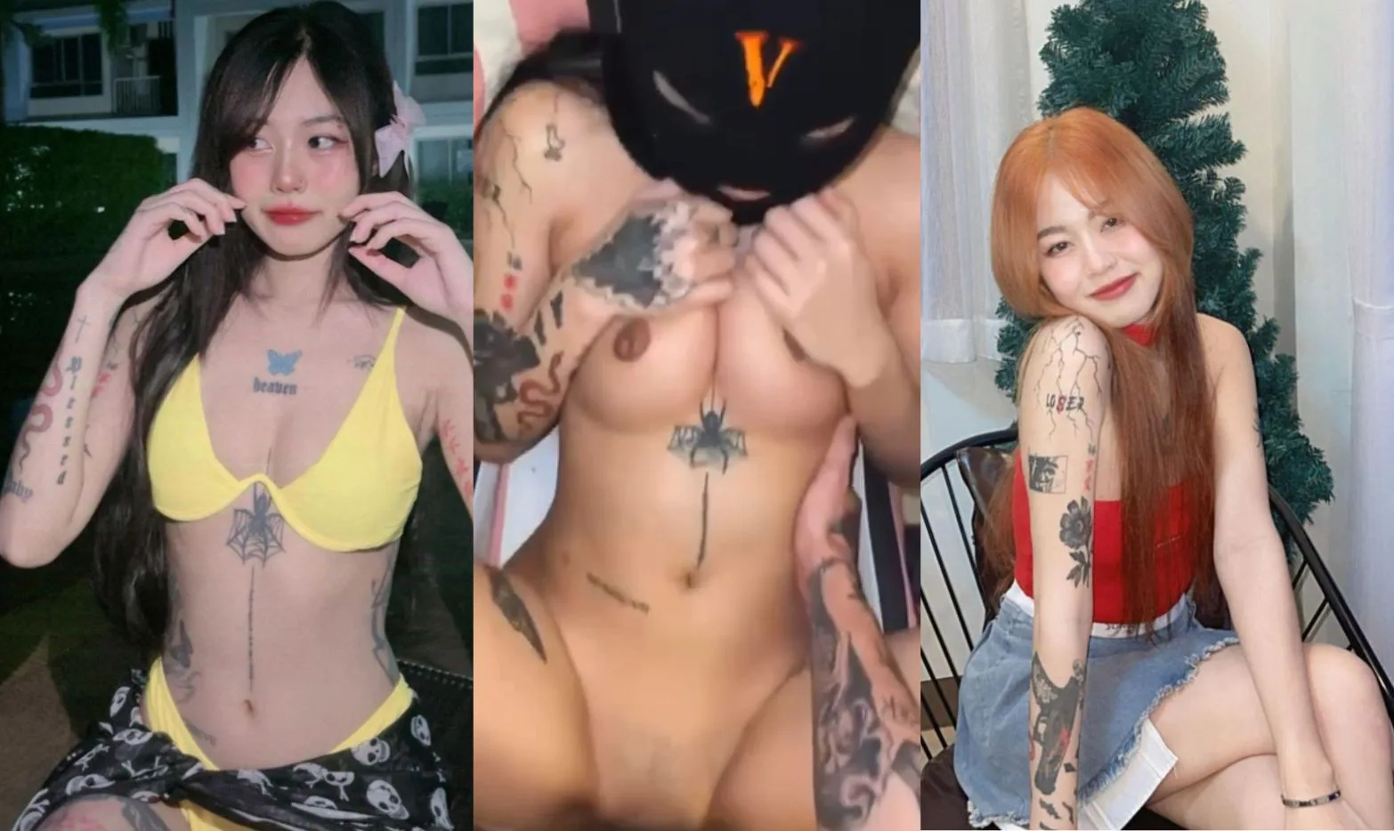 คลิปหลุดทางบ้าน สาวพั้งสักลายหุ่นสวยน่าเย็ดชิบหาย เย็ดกับแฟนหนุ่มควยใหญ่โม้คเสียวดูดเก่ง โดนจับซอยหีครางเสียวชิบหาย